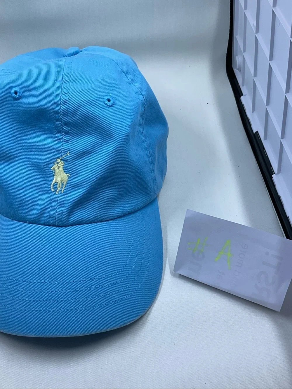 Ralph Lauren Light Blue Polo Cap with Yellow Pony